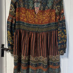 Farm Rio Bohemia mixed patchwork dress size small Photo 0