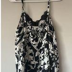 EXPRESS  Floral Lace Black & White Cami Top Size Small Y2K Sexy Going Out Photo 1