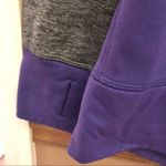 Nike Therma Fit Just Do It Full Zip Thumbhole Hoodie Grey Purple Medium Photo 5