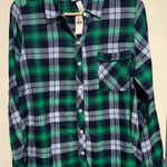 Aerie NWT  Oversized Plaid Flannel Shirt Size Small Photo 0