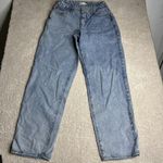Good American Women's Good American 2/26 90s Loose Baggy Light Wash Jeans Wide Leg Photo 1