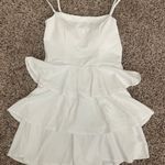 Francesca's White Graduation Dress Photo 0