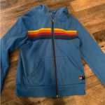 Aviator Nation Blue  Hoodie 5 Stripe Photo 0