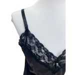 NOT SOLD!!!! Perfectform Vintage Lace Trim camisole Blouse Black Size M Whimsy Size M Photo 7