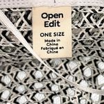 Open Edit  Structured Straw Sun Hat  Wide Brim Geometric Weave Photo 7