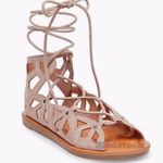 Vintage Mossimo Nadine Ghillie Lace Up Sandals Tan Neutral Boho Y2K Gladiator 7 Photo 0