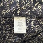 CAbi 5336 Womens Te Amo Blouse Extra Large Love Print Navy Blue Long Sleeve Top Photo 7