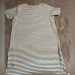 Buffalo David Bitton  Dress Women’s Size Large Striped Black Cream Photo 1