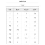 La Blanca NWT! Island Goddess One Piece Swimsuit in Sapphire Blue - Size 8 Photo 6