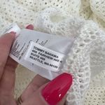 Tommy Bahama  Women’s One Size Beach Cover Linen Beige Open Weave Poncho Resort Photo 9