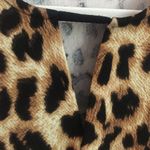 Everly  Cheetah Print Brown Sleeveless Mini Dress Photo 3