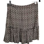 Free People  Nadia Mini Skirt Black Red Size 0 High Low Flowy Asymmetrical Boho Photo 4