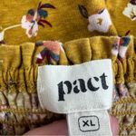 Pact  Soirée Jumpsuit One And Done Yellow Floral
Smocked tie strap sz XL Photo 2