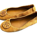 Tory Burch Tori Burch Minnie Travel Suede Ballet Flats size 6.5 Photo 0