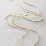 Free People  Bohemian Abalone Shell Pearl Rope Necklace Belly Chain Neutral NEW Photo 0