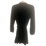 ZARA ✨ Velvet Long Sleeve Swing Sz Small Black Dress✨ Photo 7