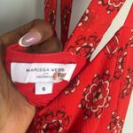 MARISSA WEBB Seraphina Print Dress 6 Red Photo 8