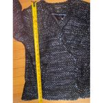 Talbots  Blue Black and light blue Tweed Blazer Jacket Size 10 P‎ Women Photo 5