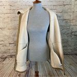 Shaver Lake Sherpa Lined Faux Suede Full Zip Jacket Tan Exposed Seams Medium Photo 6