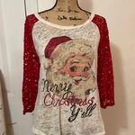 Southern Grace  size medium blouse Christmas Photo 1