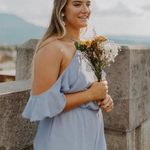 Peach Love Tiffany Blue Beachy Romper Photo 3