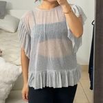 ZARA Sparkly Blouse Photo 0