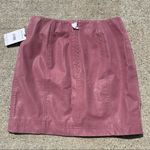 Free People  Modern Femme Vegan Suede Skirt size 6 Photo 3