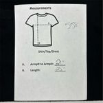 Vila Milano Women's Black Knit Top Pleated Chiffon Cuffs Size L Photo 7