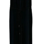 Bisou Bisou  size 8 black sleeveless jumpsuit playsuit‎ cinched waist Photo 0