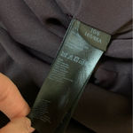 ALLSAINTS  Aleida Black Open Front Longline Blazer‎ Jacket 6 Maroon Women’s Photo 6