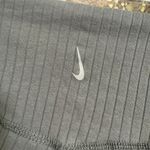 Nike  Olive Green Wide Ribbed High Rise Split Hem Leggings Medium Photo 6