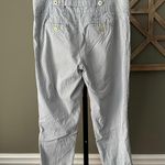 Anthropologie  Leifsdottir Marine Striped Cuffed Pants Size 10 Photo 4