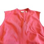 Ted Baker London Novari Bodycon Dress Coral Ruched Sleeveless Size 6 Women's Photo 2