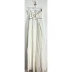 Sachin + Babi  Brielle Belted Silk Faille Gown in Ivory Size US 6 Photo 10