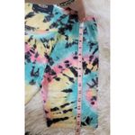 Hollister Pink Tie Dye Rainbow Ultra High Rise Jersey Bike Biker Shorts Sz XS NE Photo 4