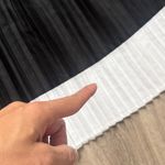 Ralph Lauren Black and White A-Line Skirt Size Women’s Pleated Classic Two tone Photo 7