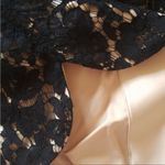 Vince Camuto  BLACK NUDE LACE 3/4 SLEEVE BOATNECK COCKTAIL DRESS 4 Photo 5