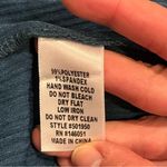 Monteau NWT  Blue Short Sleeves Keyhole Cutout Midi Crinkle Dress Size XS Photo 6