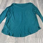 Mossimo Supply Co. Teal Long Sleeve Women's Top; Medium; NEW Blue Photo 8