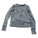 Lululemon Rush Hour Long Sleeve Women's Shirt Black White Speckle Size 4 Photo 0