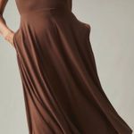 American Giant Women's Flex Dress Size XS Made With USA Brown Photo 5