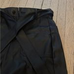 ZARA  High Waisted Leather Shorts Photo 5