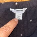 Sonoma  Black‎ Tank Top with White Star Pattern Size M Photo 4