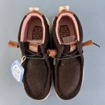Hey Dude NWT Wendy Peak Hi Wool Moccasin Sneakers Cocoa Brown Ankle Booties Photo 6