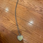 Lia Sophia “First Date” Heart Necklace – Silver Chrome Statement Pendant Photo 1