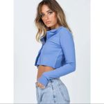 Princess Polly Blue Downtown Top Photo 3