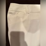 No Boundaries  Stretch White Flare Leg Dress Pants Low Rise Pockets. Sz 19 Jr. Photo 3