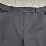 Talbots  Womens Dress Pants 12 Black Stretch Straight Leg Career Business Trouser Photo 3