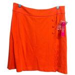 Catherines Catherine  Orange Blaze Mock Wrap Skirt Sz 8 NWT Photo 0