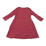 Boden Tory jersey red rainbow dress womens 14 large new 3/4 sleeve casual cute Photo 3